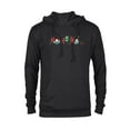 thumbnail image 1 of Disney 100 Mickey Minnie Pluto Christmas Holiday Ho Ho Ho - Pullover Hoodie for Adults - Customized-Black, 1 of 5