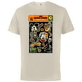 thumbnail image 1 of Disney 100 Mickey & More Halloween Party Stickers Style D100 - Short Sleeve Cotton T-Shirt for Adults - Customized-Putty, 1 of 5