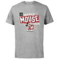 thumbnail image 1 of Disney 100 Mickey Mouse Club Drum Color Vintage D100 - Short Sleeve Cotton T-Shirt for Adults - Customized-Athletic Heather, 1 of 5