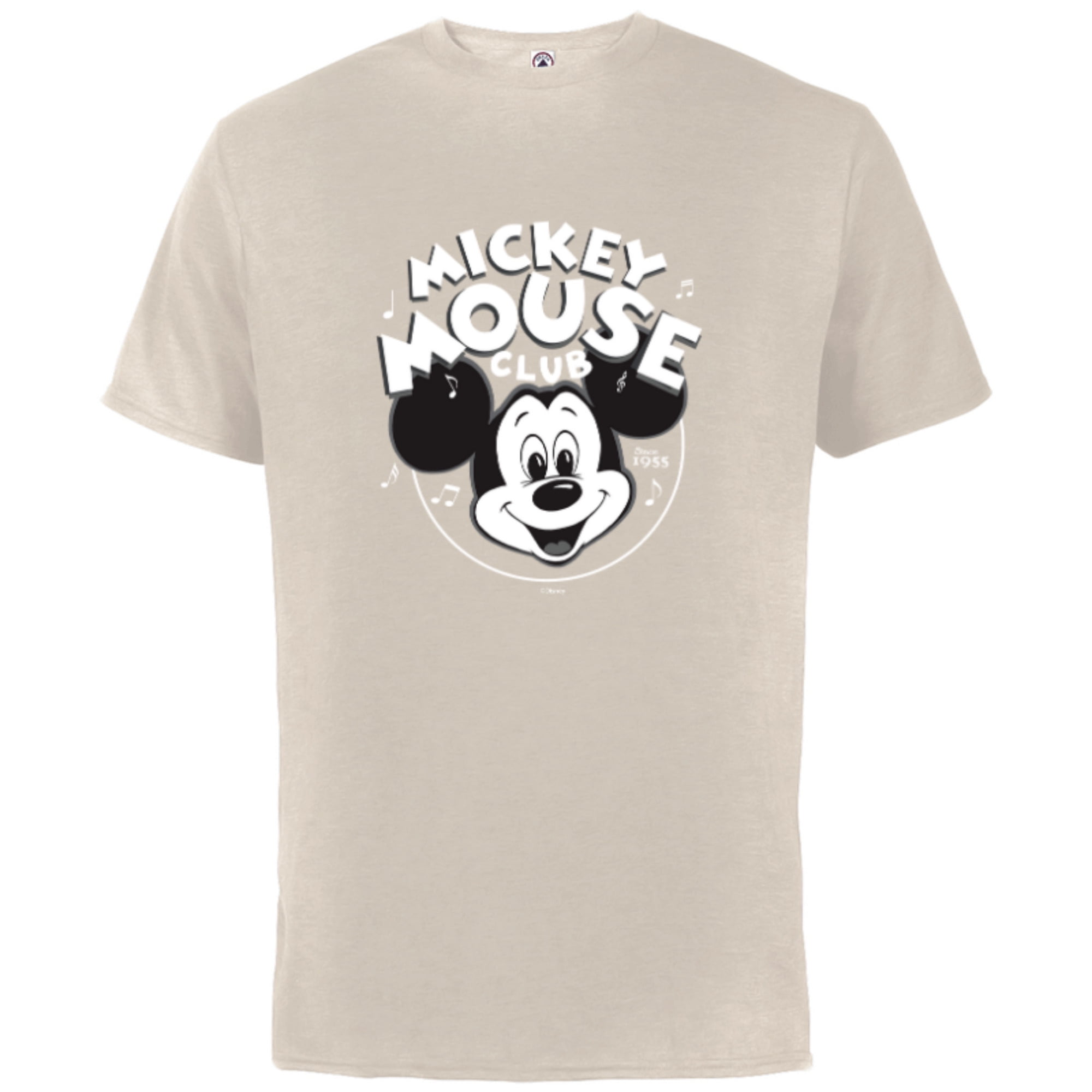 The Mickey Mouse Club Logo T-Shirt for Adults – Black