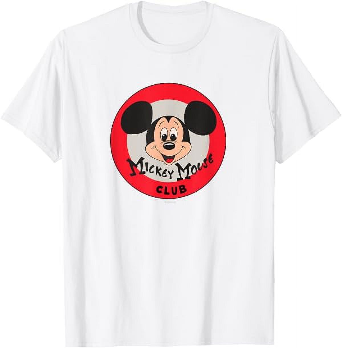 Disney 100 Mickey Mouse Club Logo Color Vintage D100 TShirt