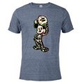 thumbnail image 1 of Disney 100 Mickey Mouse Halloween Classic Skeleton Costume - Short Sleeve Blended T-Shirt for Adults - Customized-Denim Snow Heather, 1 of 5