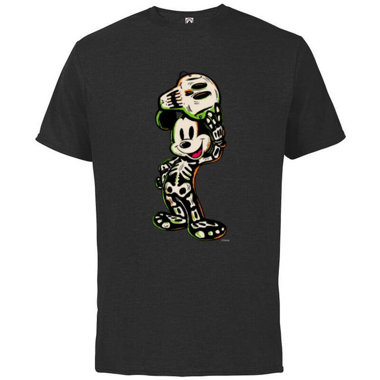 Disney 100 Mickey Mouse Halloween Skeleton Costume T-Shirt, Black