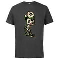 thumbnail image 1 of Disney 100 Mickey Mouse Halloween Classic Skeleton Costume - Short Sleeve Cotton T-Shirt for Adults - Customized-Charcoal Heather, 1 of 5