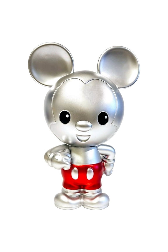Disney 100 Mickey Mouse Silver PVC Figural Bank