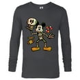 thumbnail image 1 of Disney 100 Mickey Mouse Skeleton Costume Halloween D100 - Long Sleeve T-Shirt for Men - Customized-Charcoal Heather, 1 of 5
