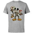 thumbnail image 1 of Disney 100 Mickey Mouse Skeleton Costume Halloween D100 - Short Sleeve Cotton T-Shirt for Adults - Customized-Athletic Heather, 1 of 5