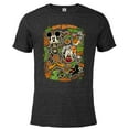 thumbnail image 1 of Disney 100 Mickey Nightmare Before Christmas Halloween D100 - Short Sleeve Blended T-Shirt for Adults - Customized-Black Snow Heather, 1 of 5