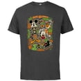 thumbnail image 1 of Disney 100 Mickey Nightmare Before Christmas Halloween D100 - Short Sleeve Cotton T-Shirt for Adults - Customized-Charcoal Heather, 1 of 5