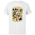 thumbnail image 1 of Disney 100 Mickey Nightmare Before Christmas Halloween D100 - Short Sleeve Cotton T-Shirt for Adults - Customized-White, 1 of 5