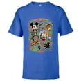 thumbnail image 1 of Disney 100 Mickey Nightmare Before Christmas Halloween D100 - Short Sleeve T-Shirt for Kids - Customized-Royal, 1 of 5