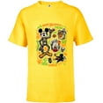 thumbnail image 1 of Disney 100 Mickey Nightmare Before Christmas Halloween D100 - Short Sleeve T-Shirt for Kids - Customized-Sunflower, 1 of 5