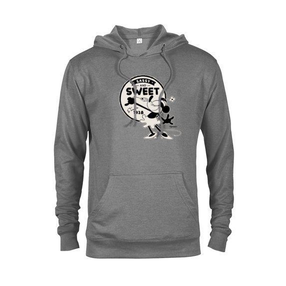Disney 100 Minnie Mouse Sassy and Sweet Since 1928 D100 - Pullover Hoodie for Adults - Customized-Graphite Heather