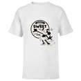 thumbnail image 1 of Disney 100 Minnie Mouse Sassy and Sweet Since 1928 D100 - Short Sleeve T-Shirt for Kids - Customized-White, 1 of 5