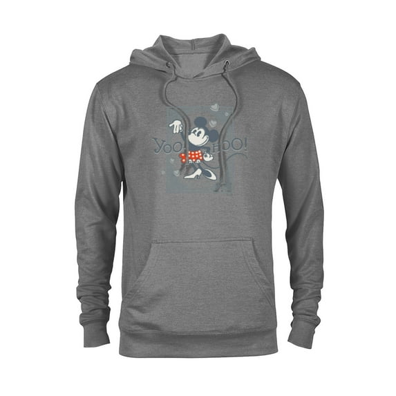 Disney 100 Minnie Mouse Yoo-Hoo! Est 1928 Vintage D100 - Pullover Hoodie for Adults - Customized-Athletic Heather
