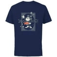 thumbnail image 1 of Disney 100 Minnie Mouse Yoo-Hoo! Est 1928 Vintage D100 - Short Sleeve Cotton T-Shirt for Adults - Customized-Navy, 1 of 5