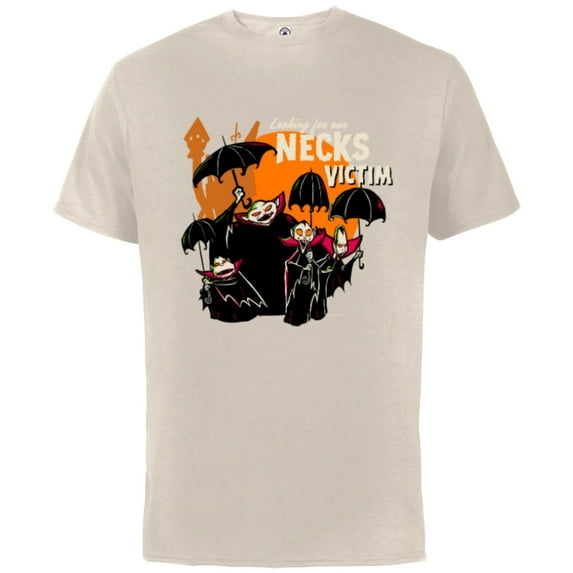 Disney 100 Nightmare Before Christmas Halloween Necks Victim - Short Sleeve Cotton T-Shirt for Adults - Customized-Putty
