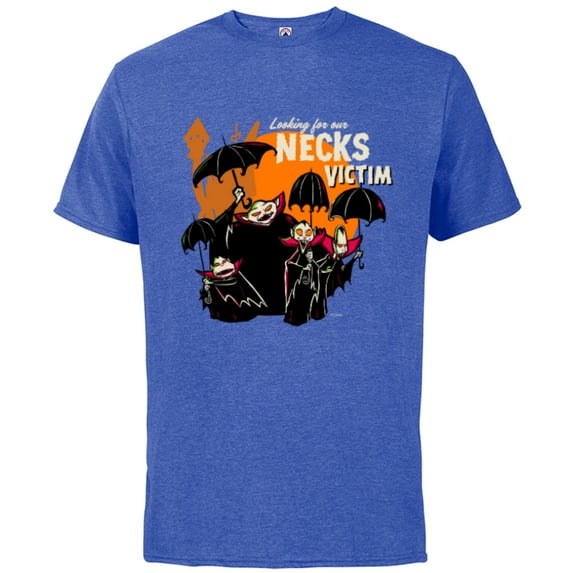 Disney 100 Nightmare Before Christmas Halloween Necks Victim - Short Sleeve Cotton T-Shirt for Adults - Customized-Royal Heather