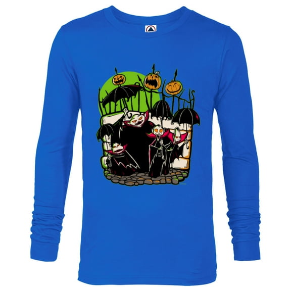 Disney 100 Nightmare Before Christmas Halloween Vampires - Long Sleeve T-Shirt for Men - Customized-Royal