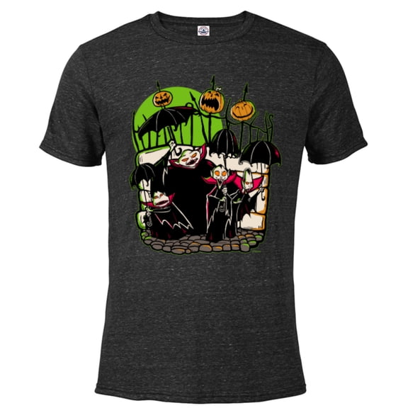 Disney 100 Nightmare Before Christmas Halloween Vampires - Short Sleeve Blended T-Shirt for Adults - Customized-Black Snow Heather