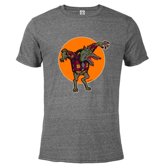 Disney 100 Nightmare Before Christmas Halloween Wolfman - Short Sleeve Blended T-Shirt for Adults - Customized-Graphite Snow Heather