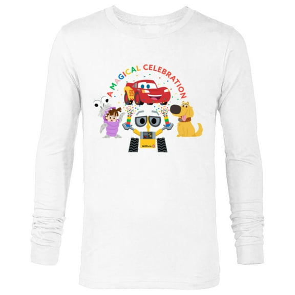 Disney 100 Pixar A Magical Celebration Anniversary D100 - Long Sleeve T-Shirt for Men - Customized-White