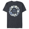 thumbnail image 1 of Disney 100 Pixar Happy Faces Blue Sticker Circle D100 - Short Sleeve Blended T-Shirt for Adults - Customized-Navy Heather, 1 of 5
