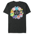 thumbnail image 1 of Disney 100 Pixar Happy Faces Sticker Circle D100 - Short Sleeve Blended T-Shirt for Adults - Customized-Dark Heather, 1 of 5
