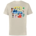 thumbnail image 1 of Disney 100 Pixar Join the Fun Anniversary D100 - Short Sleeve Cotton T-Shirt for Adults - Customized-Natural, 1 of 5