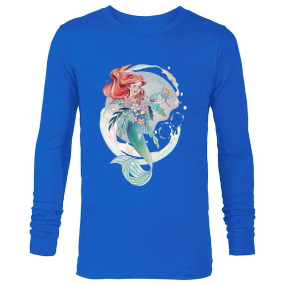 Disney 100 Platinum Princess Collection Ariel D100 - Long Sleeve T-Shirt for Men - Customized-Navy