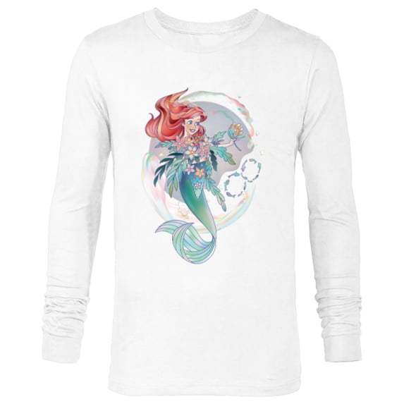 Disney 100 Platinum Princess Collection Ariel D100 - Long Sleeve T-Shirt for Men - Customized-White