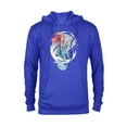 thumbnail image 1 of Disney 100 Platinum Princess Collection Ariel D100 - Pullover Hoodie for Adults - Customized-Navy, 1 of 5