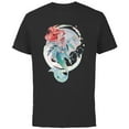 thumbnail image 1 of Disney 100 Platinum Princess Collection Ariel D100 - Short Sleeve Cotton T-Shirt for Adults - Customized-Black, 1 of 5