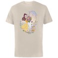 thumbnail image 1 of Disney 100 Platinum Princess Collection Belle D100 - Short Sleeve Cotton T-Shirt for Adults - Customized-Natural, 1 of 5