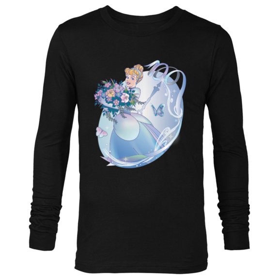 Disney 100 Platinum Princess Collection Cinderella D100 - Long Sleeve T-Shirt for Men - Customized-Black