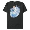 thumbnail image 1 of Disney 100 Platinum Princess Collection Cinderella D100 - Short Sleeve Blended T-Shirt for Adults - Customized-Dark Heather, 1 of 5