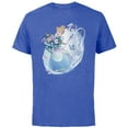 thumbnail image 1 of Disney 100 Platinum Princess Collection Cinderella D100 - Short Sleeve Cotton T-Shirt for Adults - Customized-Royal Heather, 1 of 5