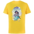 thumbnail image 1 of Disney 100 Platinum Princess Collection Jasmine D100 - Short Sleeve Cotton T-Shirt for Adults - Customized-Yellow, 1 of 5