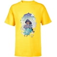 thumbnail image 1 of Disney 100 Platinum Princess Collection Jasmine D100 - Short Sleeve T-Shirt for Kids - Customized-Yellow, 1 of 5