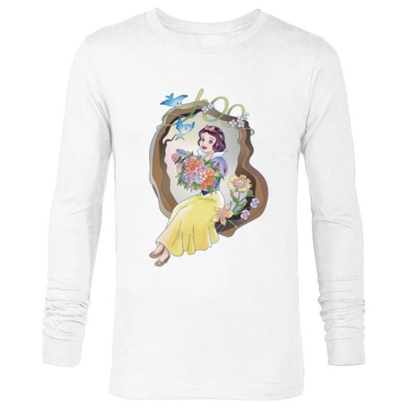 Disney 100 Platinum Princess Collection Snow White D100 - Long Sleeve T-Shirt for Men - Customized-White