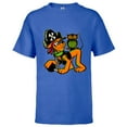 thumbnail image 1 of Disney 100 Pluto Halloween Classic Pirate Captain Costume - Short Sleeve T-Shirt for Kids - Customized-Royal, 1 of 5