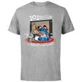 thumbnail image 1 of Disney 100 Stitch in Costume 101 Dalmatians Fun & Scrump - Short Sleeve Cotton T-Shirt for Adults - Customized-Athletic Heather, 1 of 5