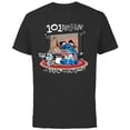 thumbnail image 1 of Disney 100 Stitch in Costume 101 Dalmatians Fun & Scrump - Short Sleeve Cotton T-Shirt for Adults - Customized-Black, 1 of 5