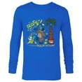 thumbnail image 1 of Disney 100 Stitch in Costume Baloo Bare Necessities & Scrump - Long Sleeve T-Shirt for Men - Customized-Navy, 1 of 5