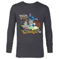 thumbnail image 1 of Disney 100 Stitch in Costume Bambi They Call Me Thumper - Long Sleeve T-Shirt for Men - Customized-Charcoal Heather, 1 of 5