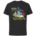 thumbnail image 1 of Disney 100 Stitch in Costume Bambi They Call Me Thumper - Short Sleeve Cotton T-Shirt for Adults - Customized-Black, 1 of 5