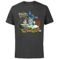 thumbnail image 1 of Disney 100 Stitch in Costume Bambi They Call Me Thumper - Short Sleeve Cotton T-Shirt for Adults - Customized-Charcoal, 1 of 5