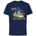 thumbnail image 1 of Disney 100 Stitch in Costume Bambi They Call Me Thumper - Short Sleeve Cotton T-Shirt for Adults - Customized-Navy, 1 of 5