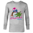 thumbnail image 1 of Disney 100 Stitch in Costume Cheshire Cat Wonderland Welcome - Long Sleeve T-Shirt for Men - Customized-Athletic Heather, 1 of 5