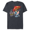 thumbnail image 1 of Disney 100 Stitch in Costume Dumbo High-Flyin' Fun & Scrump - Short Sleeve Blended T-Shirt for Adults - Customized-Navy Heather, 1 of 5
